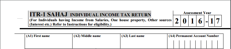 what-is-itr1-form-sahaj-form-how-to-file-itr-1-form-online